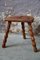 Farmhouse Tripod Stool in Wood, 1940s, Image 2