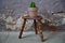 Farmhouse Tripod Stool in Wood, 1940s, Image 3