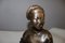 Vietnamese Bust of Young Woman in Bronze, 1930 3