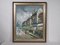 J. Austin, Impressionist City View, Oil on Canvas, 1890-1910, Framed 1