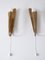 Mid-Century Modern Brass Wall Lights, Germany, 1950s, Set of 2 7