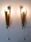 Mid-Century Modern Brass Wall Lights, Germany, 1950s, Set of 2 4