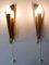 Mid-Century Moderne Wandlampen aus Messing, Deutschland, 1950er, 2er Set 2