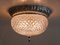 Mid-Century Modern Textured Glass Ceiling Lamp from Sölken Leuchten, Germany, 1970s, Image 7