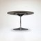 Space Age Tulip Glass and Metal Dining Table attributed to Chromcraft, USA, 1970s 4