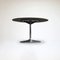 Space Age Tulip Glass and Metal Dining Table attributed to Chromcraft, USA, 1970s 3