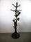 Coat Rack in Wood Carved with Tree and Putti 24