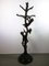 Coat Rack in Wood Carved with Tree and Putti 34