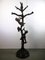 Coat Rack in Wood Carved with Tree and Putti 36