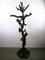 Coat Rack in Wood Carved with Tree and Putti 1