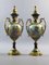 Amphora Vases in Porcelain and Golden Bronze, France, 1940s, Set of 2 34