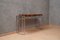 Chrome and Wood Console Table from Aldo Tura, 1970s, Image 8