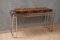 Chrome and Wood Console Table from Aldo Tura, 1970s, Image 1