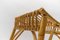 Mid-Century Modern Rattan Stool, Italy, 1950s 7