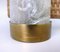 Wall Lights in Ice Glass, Rattan & Brass from Doria Leuchten, 1960s, Set of 2 17