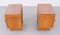 Art Deco Night Stands in Satinwood, Holland, 1930s , Set of 2 6