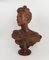 Max Blondat, Art Nouveau Bust, 1898, Terracotta 2