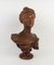 Max Blondat, Art Nouveau Bust, 1898, Terracotta 3