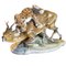 Artiste, Sculpture of Deer Hunted by Tiger, Espagne, 1980s, Porcelaine 7