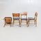 Vintage Dining Chairs by Jb Kofod-Larsen for Boltinge Stolfabrik, Denmark, 1960s, Set of 4 3