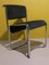 Steel and Gray Velvet Dining Chairs, Italy, 1970s, Set of 4, Image 12