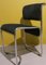 Steel and Gray Velvet Dining Chairs, Italy, 1970s, Set of 4, Image 5