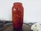 Vintage Fat Lava Vase in Orange from Scheurich, 1970s 5