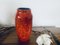 Vintage Fat Lava Vase in Orange von Scheurich, 1970er 11