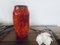 Vintage Fat Lava Vase in Orange from Scheurich, 1970s, Image 10