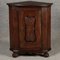 Antique Baroque Corner Cabinet in Walnut, 1800 31