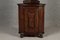 Antique Baroque Corner Cabinet in Walnut, 1800, Image 14