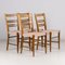 Dining Chairs in Rosewood with Padded Seats, Sweden, 1950s, Set of 4 4