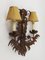 Venetian Mask Sconces in Wrought Iron, 1970s, Set of 2, Image 2
