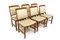 Scandinavian Walnut Chairs, 1950, Set of 4 1