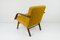 Gelbe Mid-Century Sessel, 1960er, 2er Set 3