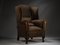Antique Regency Porters Wing Chair, England, 1790s 1