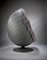 Music Pod Chair in Grey Leather and Longhaired Icelandic Sheepskin with Bluetooth Speaker, 2000s 6
