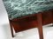 Mid-Century Modern Verde Alpi Marble & Mahogany Side Table, 1990s 14