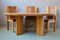Vintage Brutalist Table and Chairs by Luigi Gorgoni for Maison Regain, 1980s, Set of 5 37