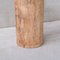 Vintage Wabi-Sabi Wooden Pedestal or Side Table 6