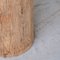 Mesa auxiliar o pedestal Wabi-Sabi vintage de madera, Imagen 3