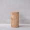 Mesa auxiliar o pedestal Wabi-Sabi vintage de madera, Imagen 1