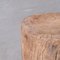 Vintage Wabi-Sabi Wooden Pedestal or Side Table, Image 5