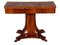 Biedermeier Game Side Table in Mahogany, 1820 1