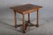 Petite Table d'Appoint Baroque Antique en Noyer, 1800 8