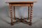 Petite Table d'Appoint Baroque Antique en Noyer, 1800 13