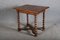 Petite Table d'Appoint Baroque Antique en Noyer, 1800 24