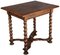 Petite Table d'Appoint Baroque Antique en Noyer, 1800 2