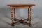 Petite Table d'Appoint Baroque Antique en Noyer, 1800 5