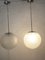 Lampes à Suspension Mid-Century en Verre, Ex-Tchécoslovaquie, 1960s, Set de 4 10